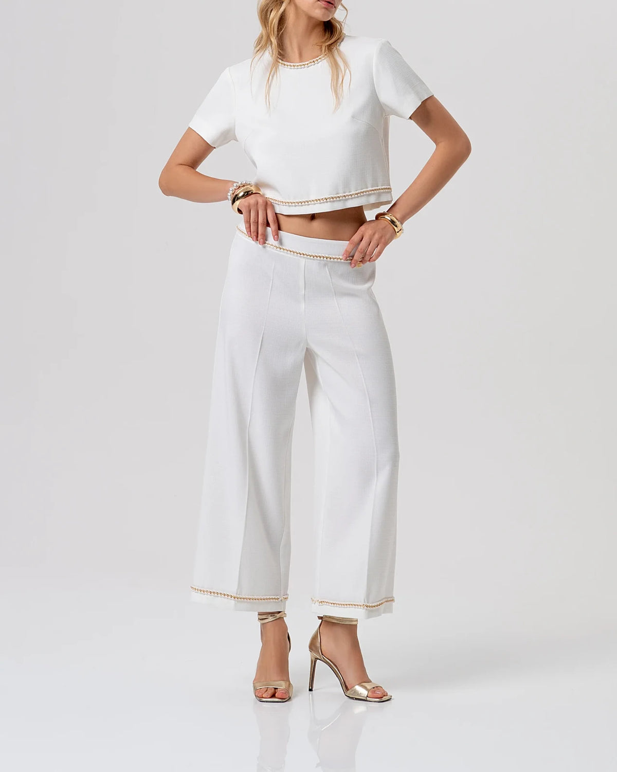 Fracomina - Maglia Cropped Blouse