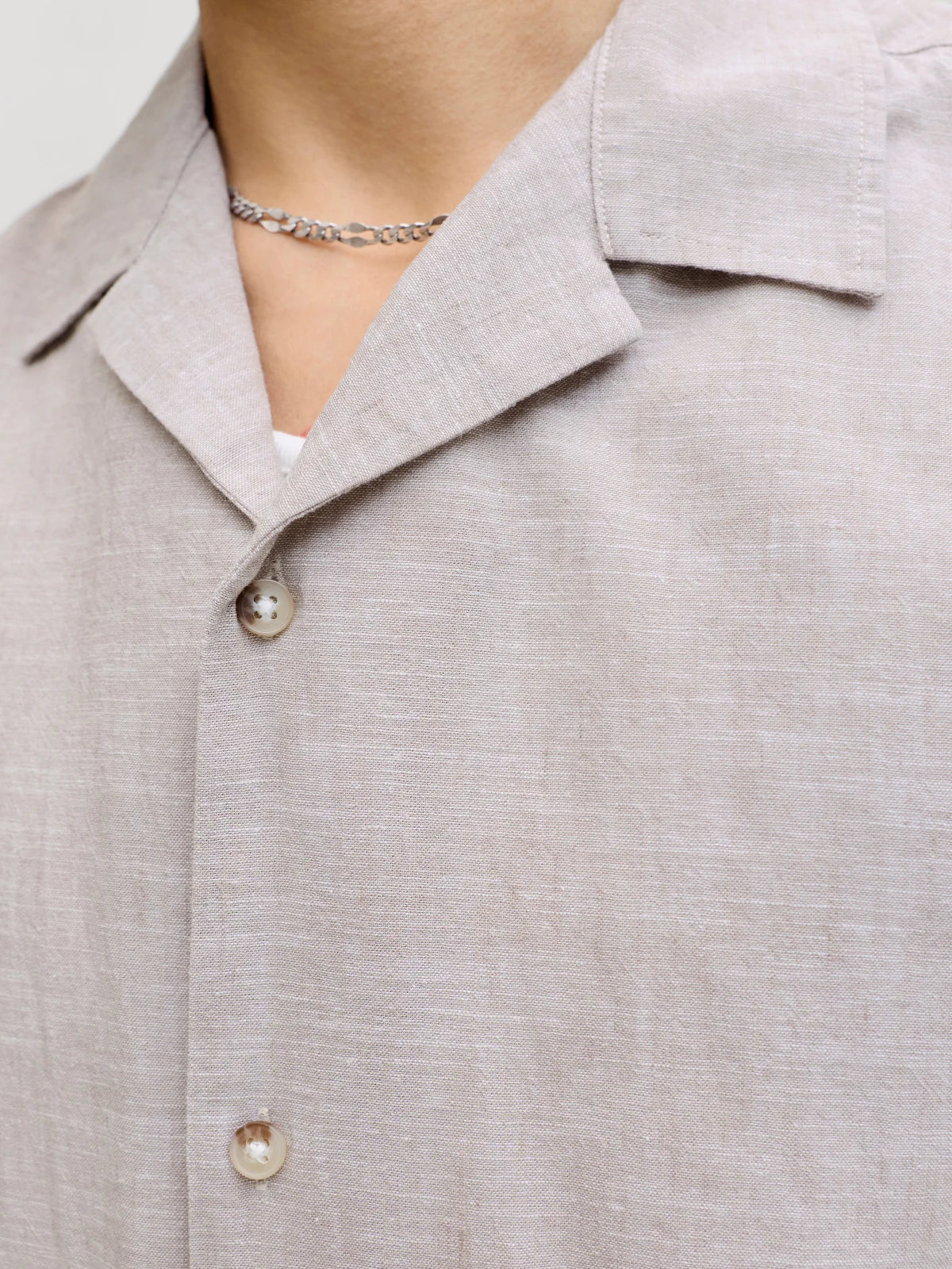 Jack&Jones - Camicia Jjesummer Linen Ble