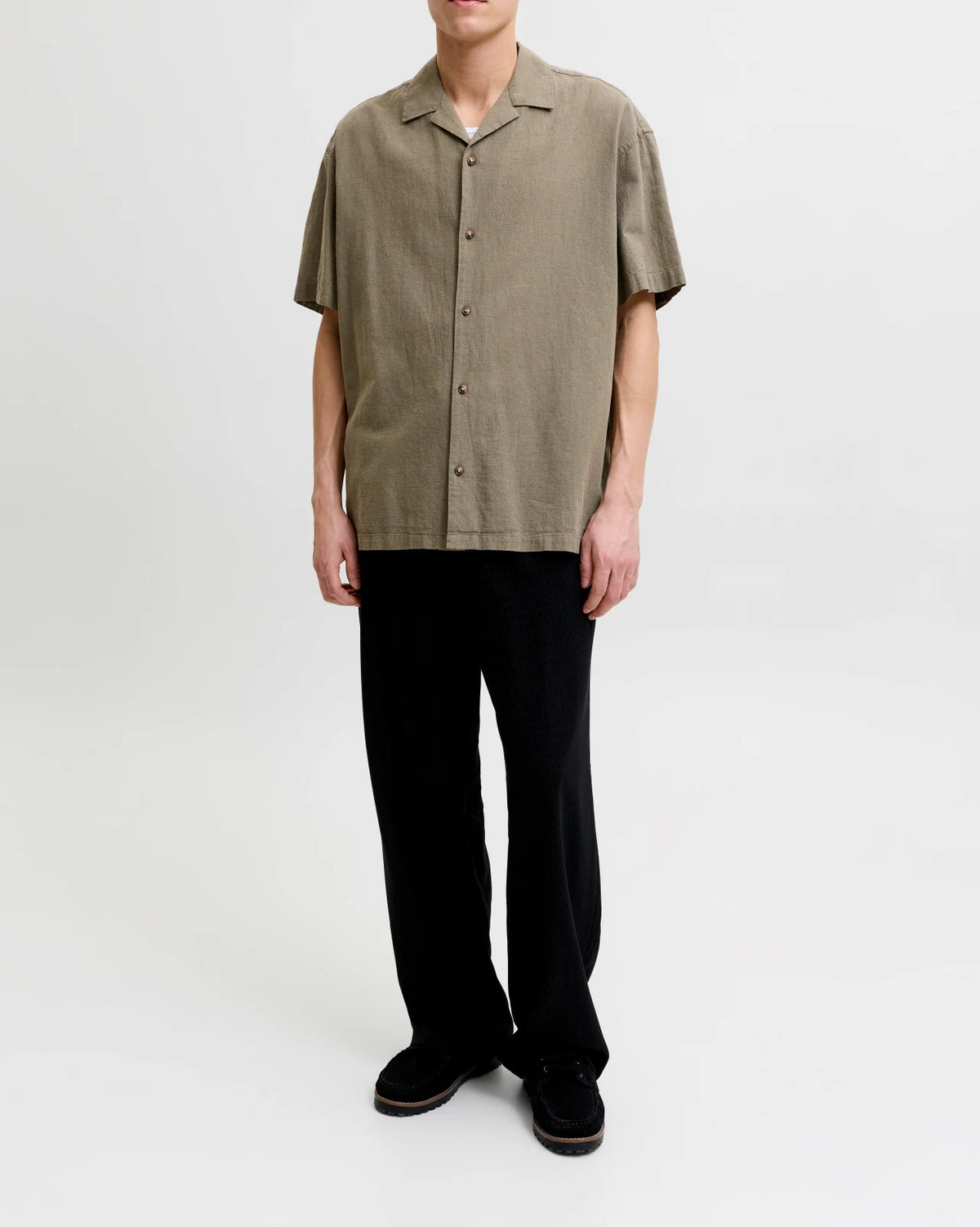Jack&Jones - Camicia Jjesummer Linen Ble