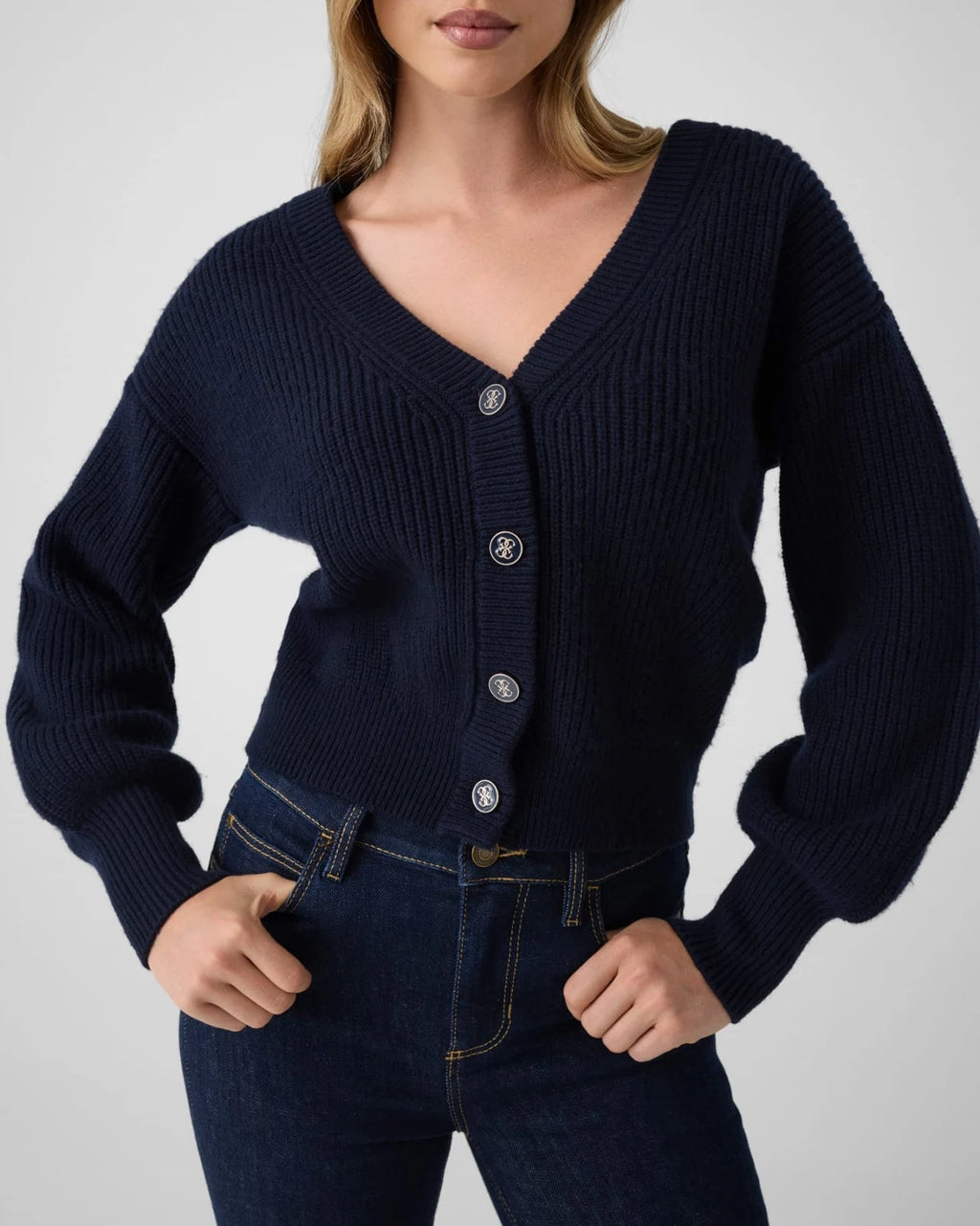 Guess - Maglia Vn Faith Cardi