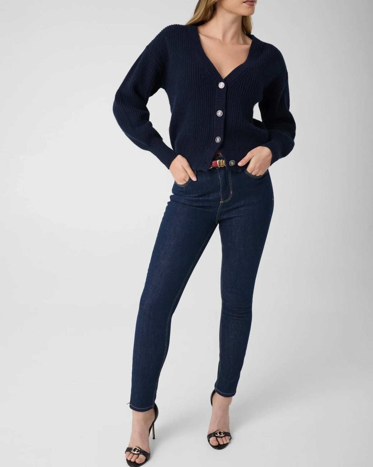 Guess - Maglia Vn Faith Cardi