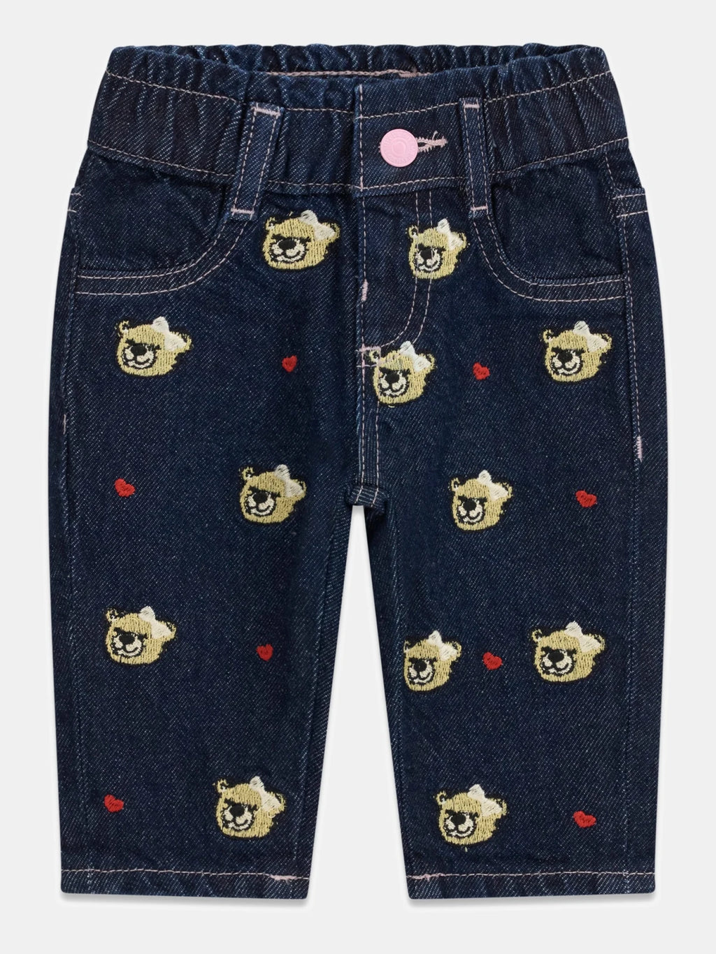 Guess - Pantaloni Mom Fit Rigid