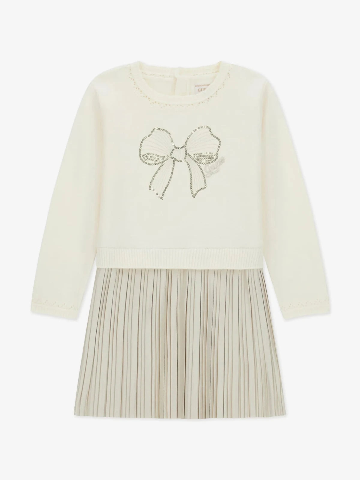 Guess - Abito Mixed Fabric