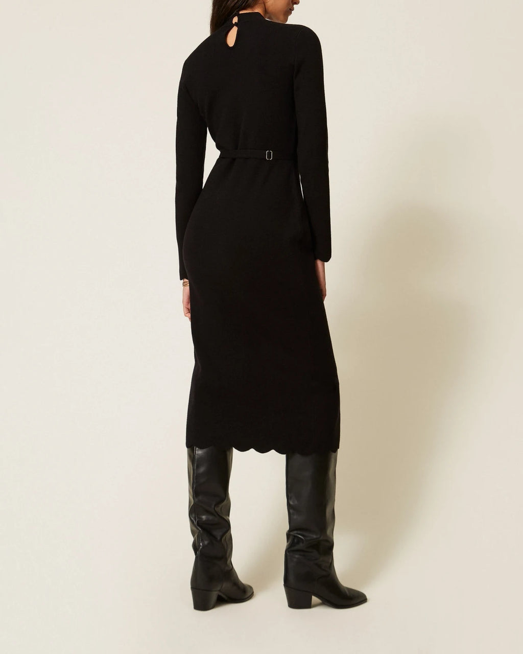 Twinset - Abito Lungo Lupetto