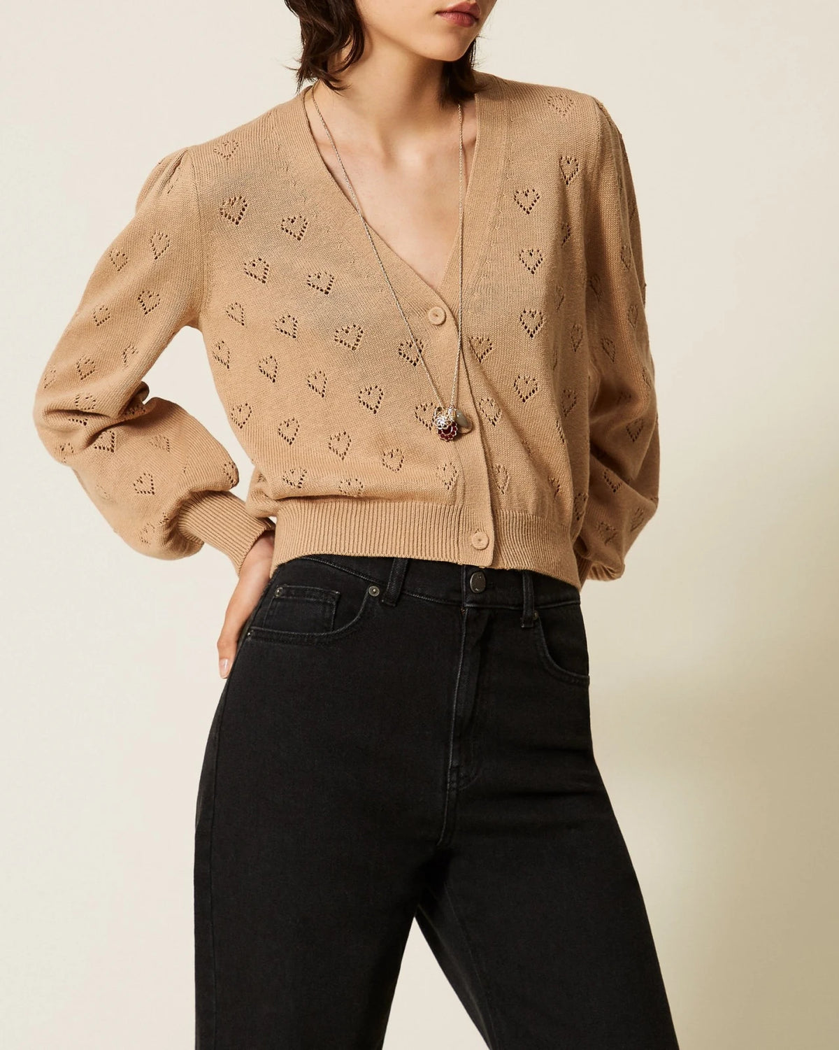 Twinset - Maglia Cardigan In Maglia