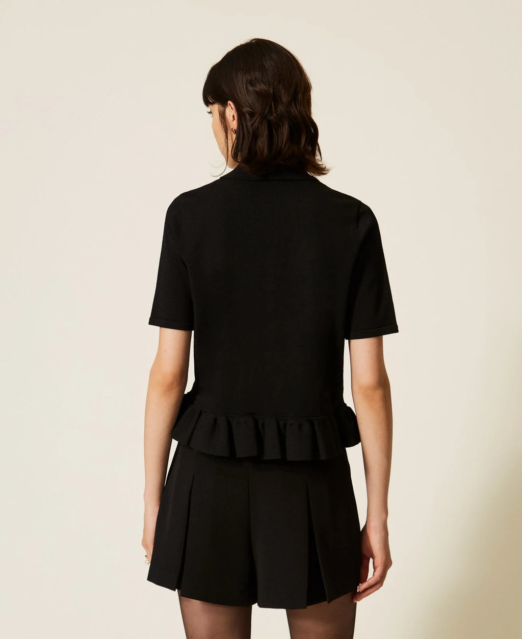 Twinset - Maglia Polo In Maglia