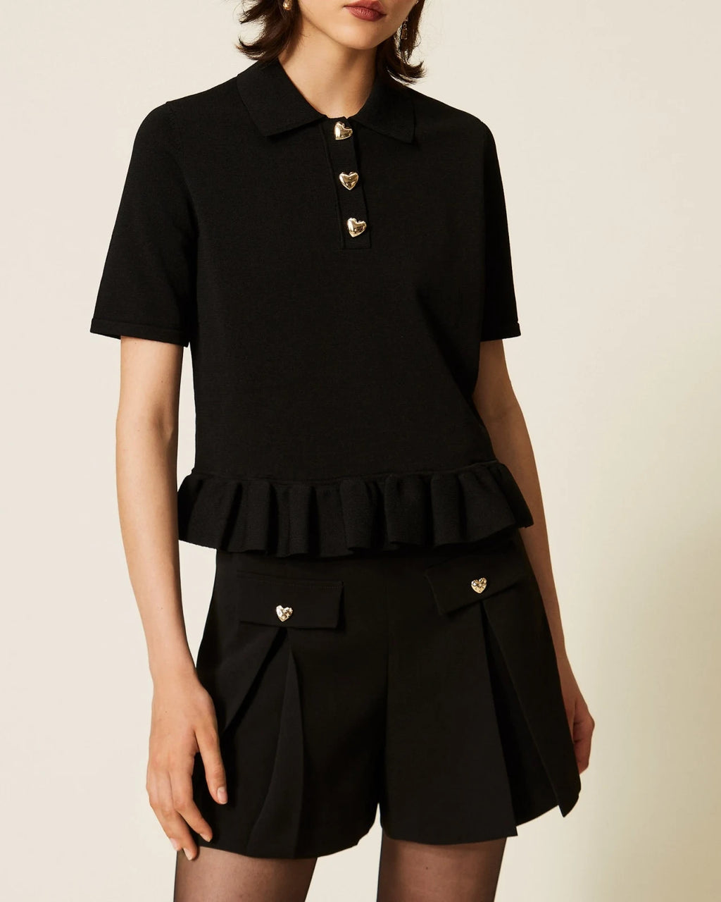 Twinset - Maglia Polo In Maglia