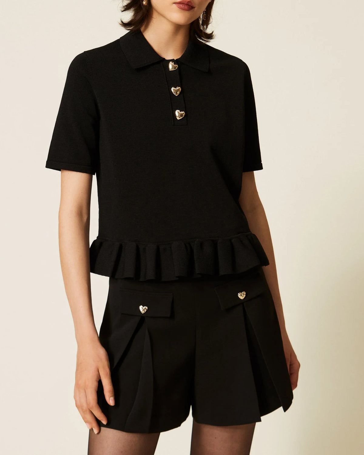 Twinset - Maglia Polo In Maglia