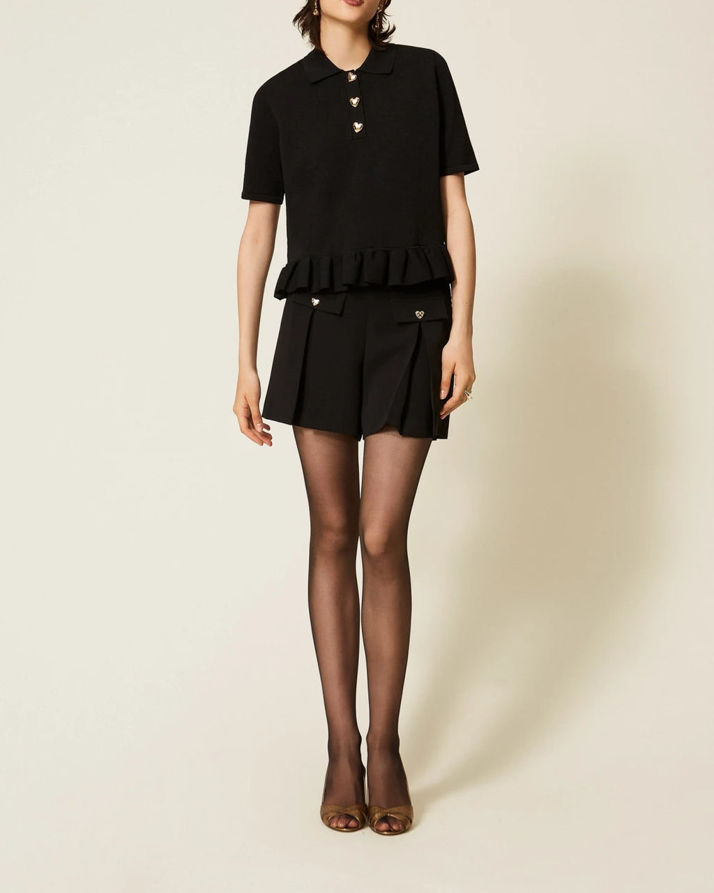 Twinset - Maglia Polo In Maglia