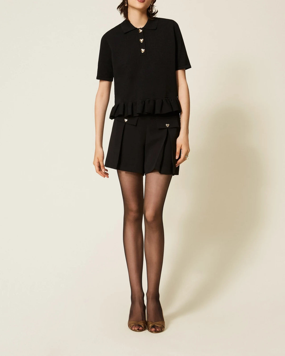 Twinset - Maglia Polo In Maglia
