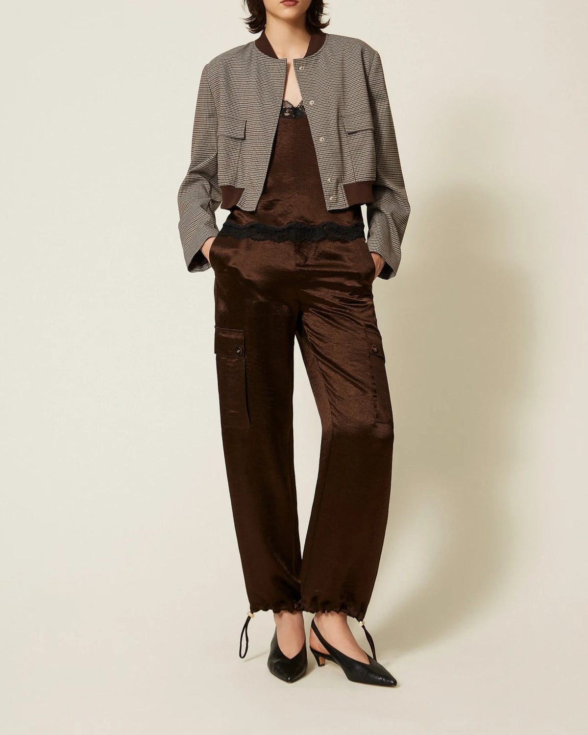 Twinset - Top C/Spallini Scollo