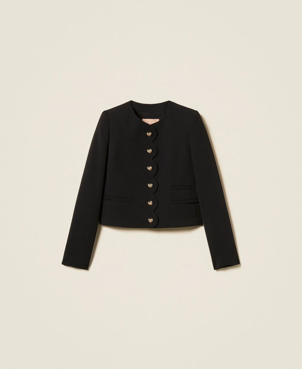 Twinset - Giacca Coreana Con Smerli