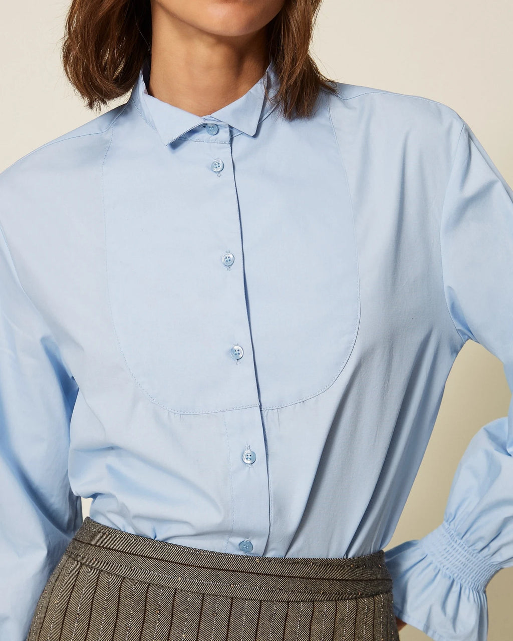 Twinset - Camicia Con Plastrom