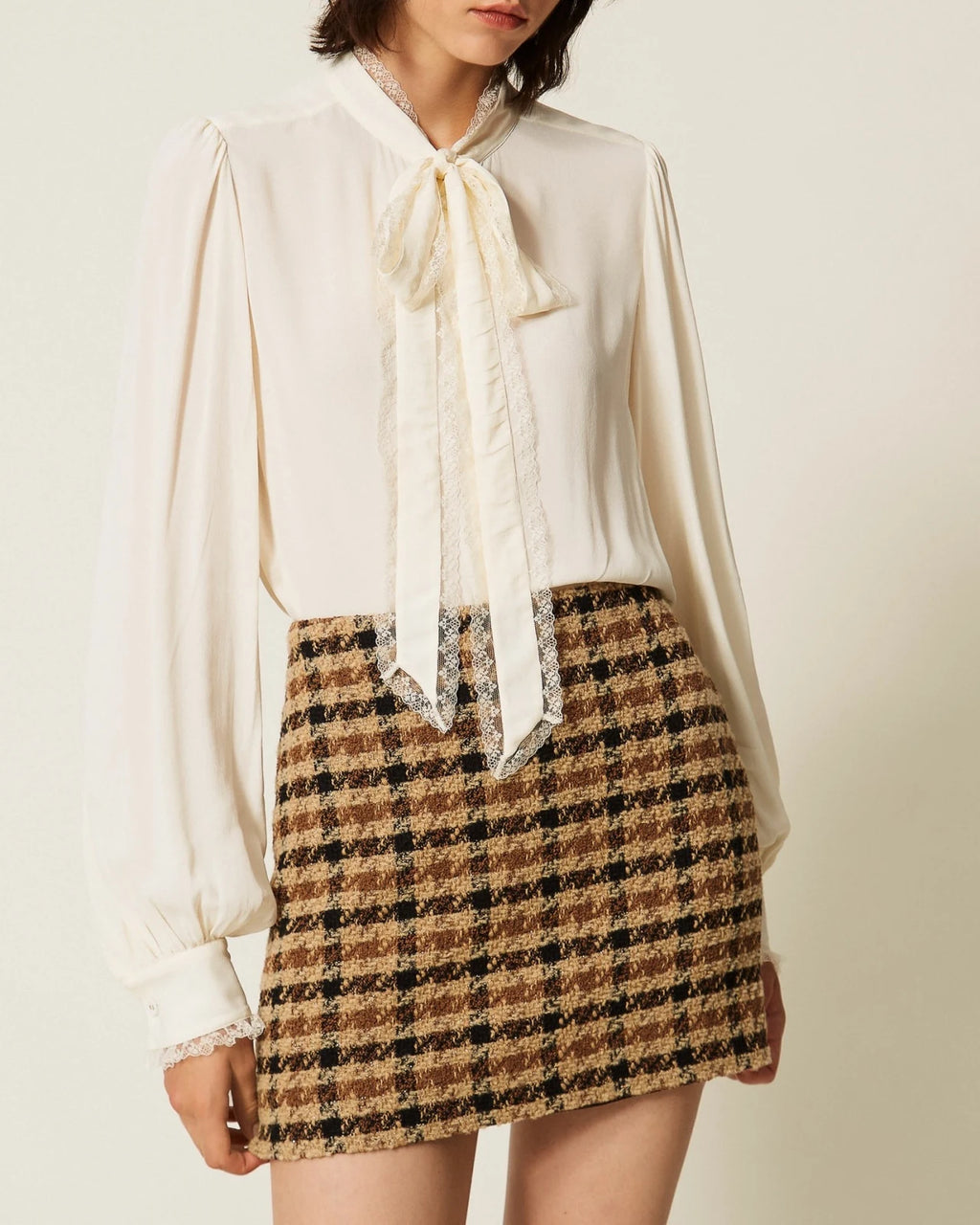 Twinset - Camicia Con Fiocco