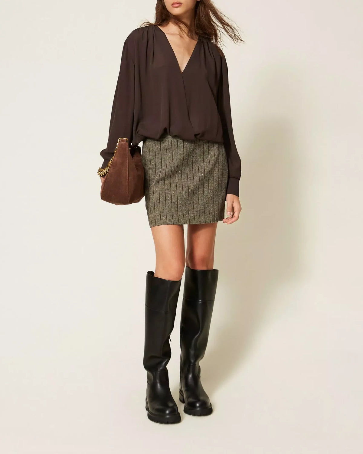 Twinset - Blusa Incrociata