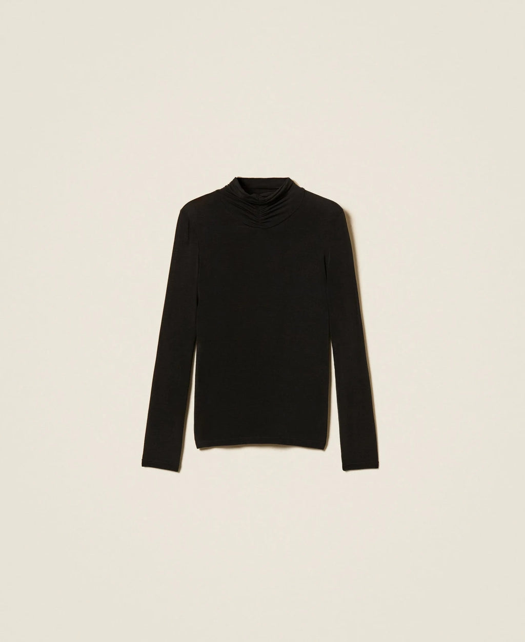 Twinset - Blusa Con Collo Alto