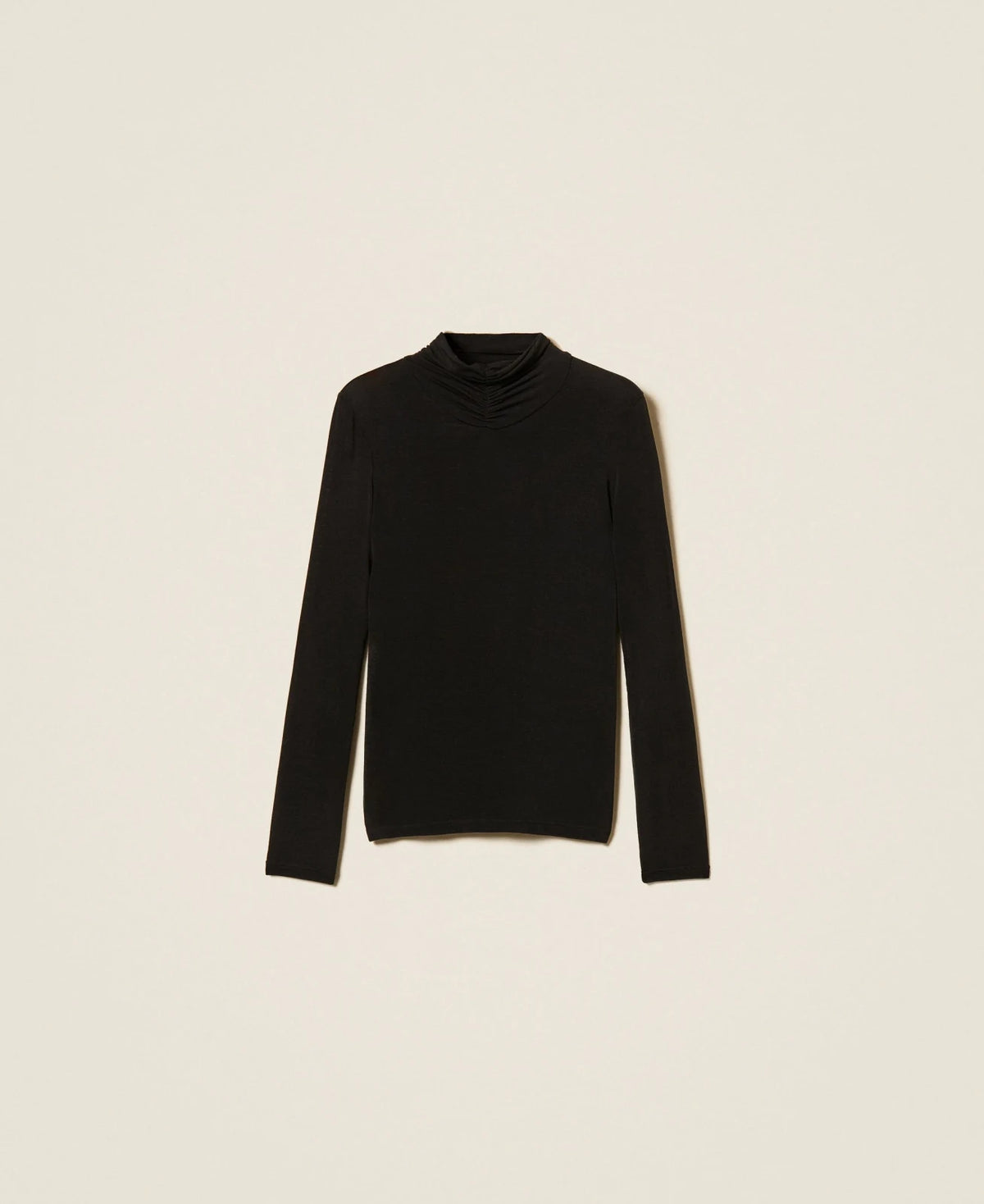 Twinset - Blusa Con Collo Alto