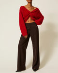 Twinset - Pantaloni Pantalone Largo