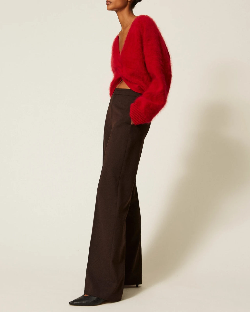 Twinset - Pantaloni Pantalone Largo