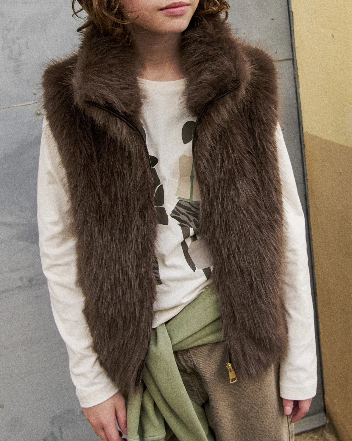 Mayoral - Gilet Pelo Lungo