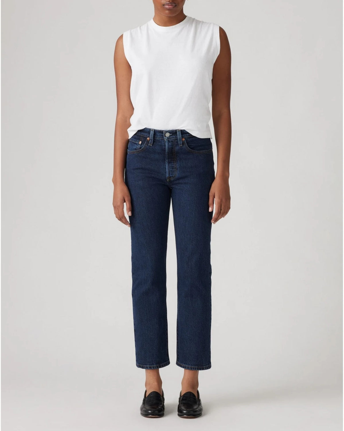 Levis - Jeans 501 Crop Salsa