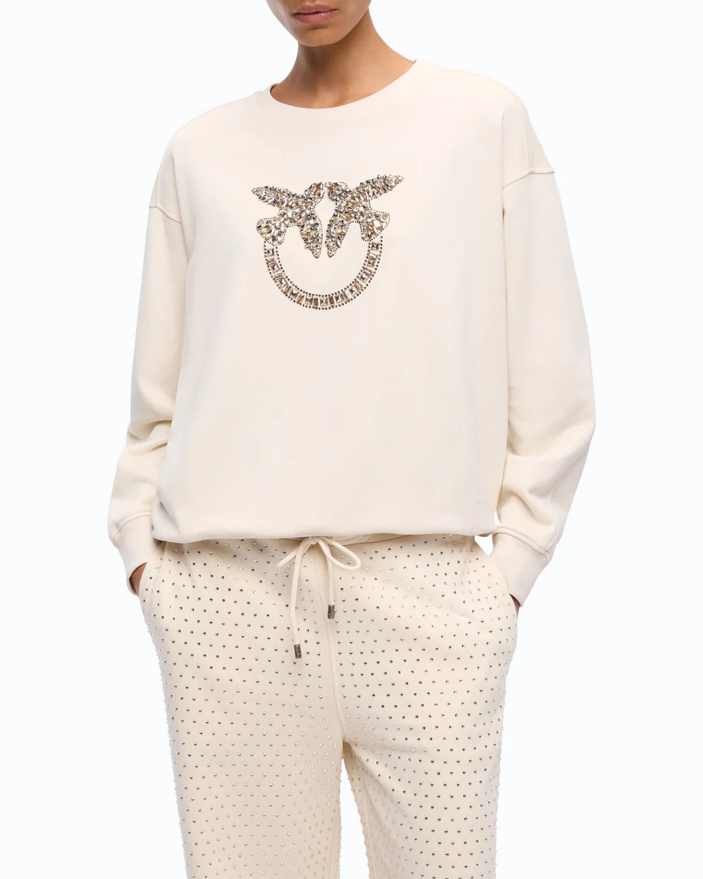 Pinko - Nelly Maglia Felpa Ricamo
