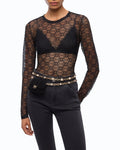 Pinko - Rover Maglia Pizzo Stretch
