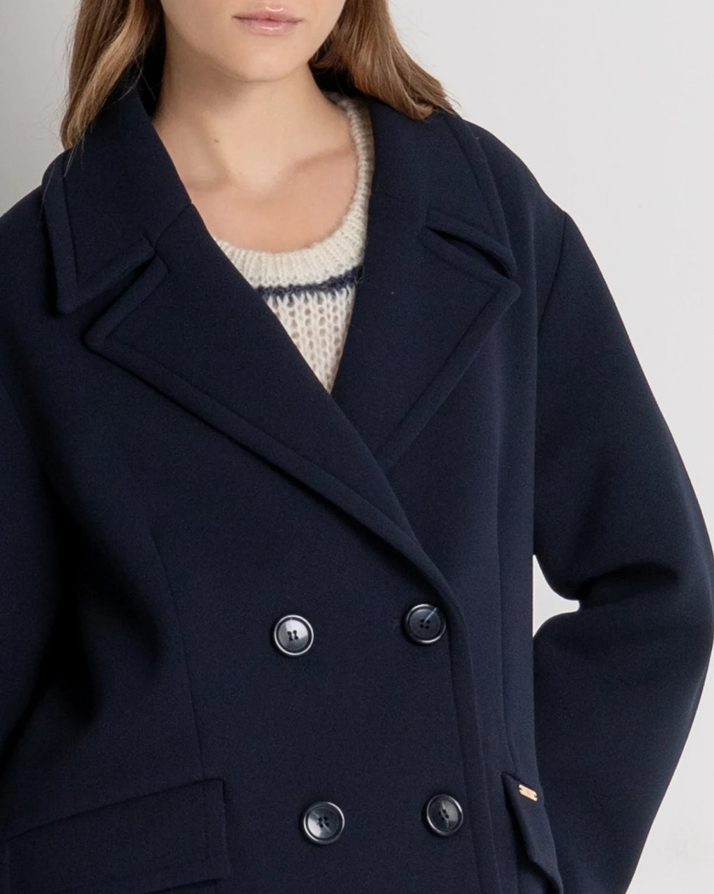 Fracomina - Cappotto Darkblue