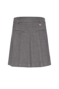 Fracomina - Mini Pleated Gonna Greymelange