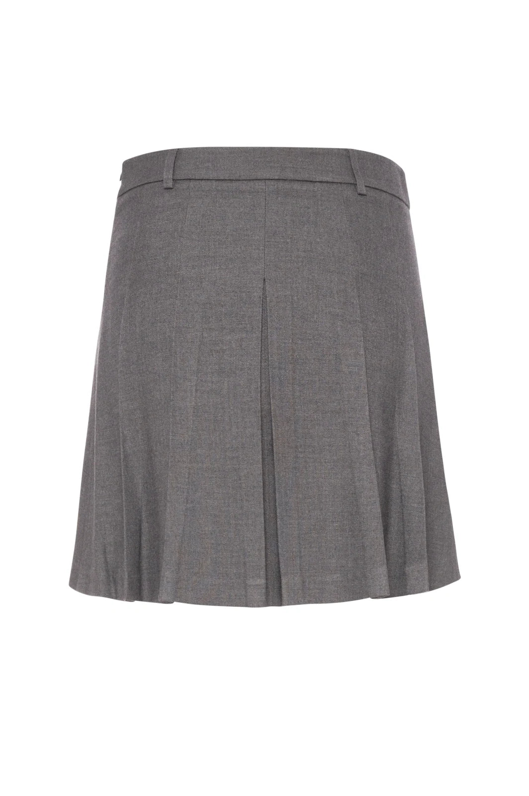 Fracomina - Mini Pleated Gonna Greymelange