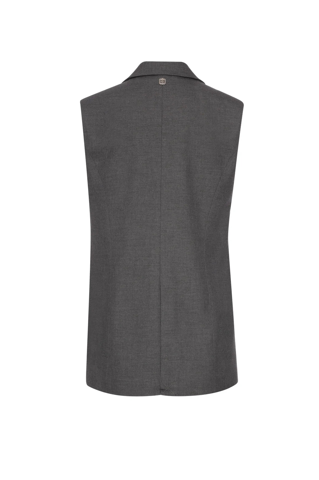 Fracomina - Long Gilet Greymelange