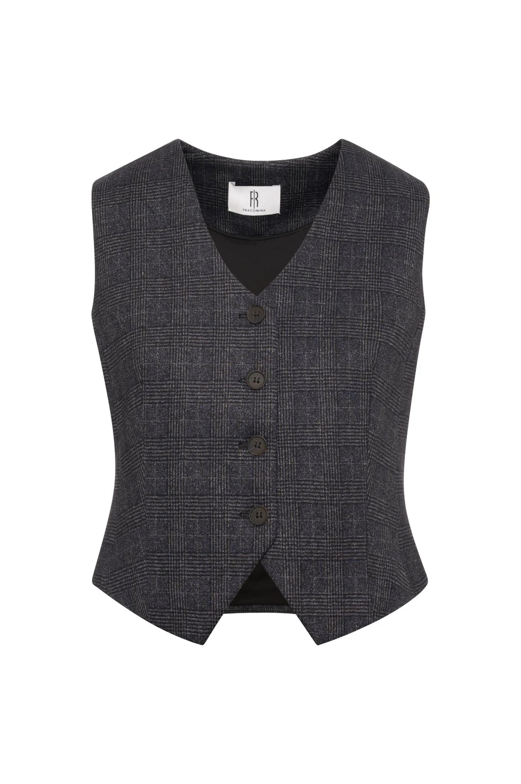 Fracomina - Classic Gilet Charcoal