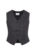 Fracomina - Classic Gilet Charcoal