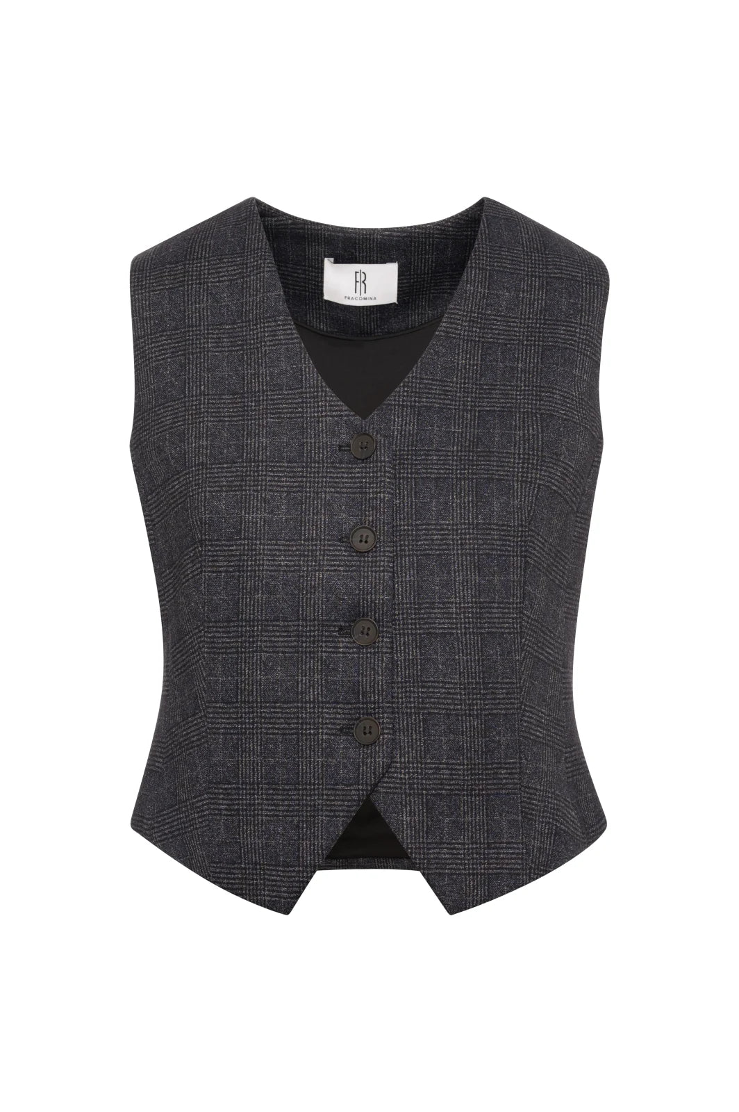 Fracomina - Classic Gilet Charcoal