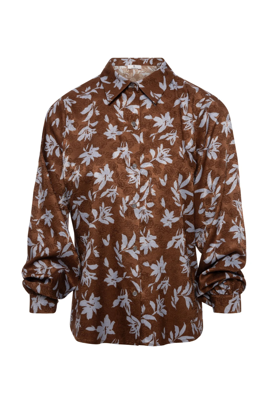 Fracomina - Wide Sleeves Camicia Coffeesky