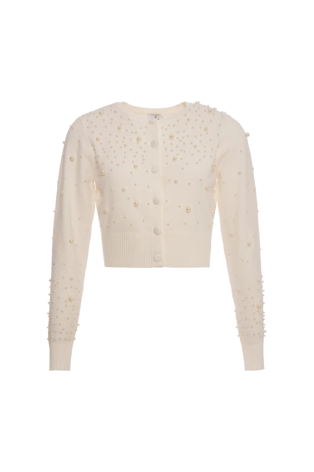 Fracomina - Cropped Chanel Cardigan Cream