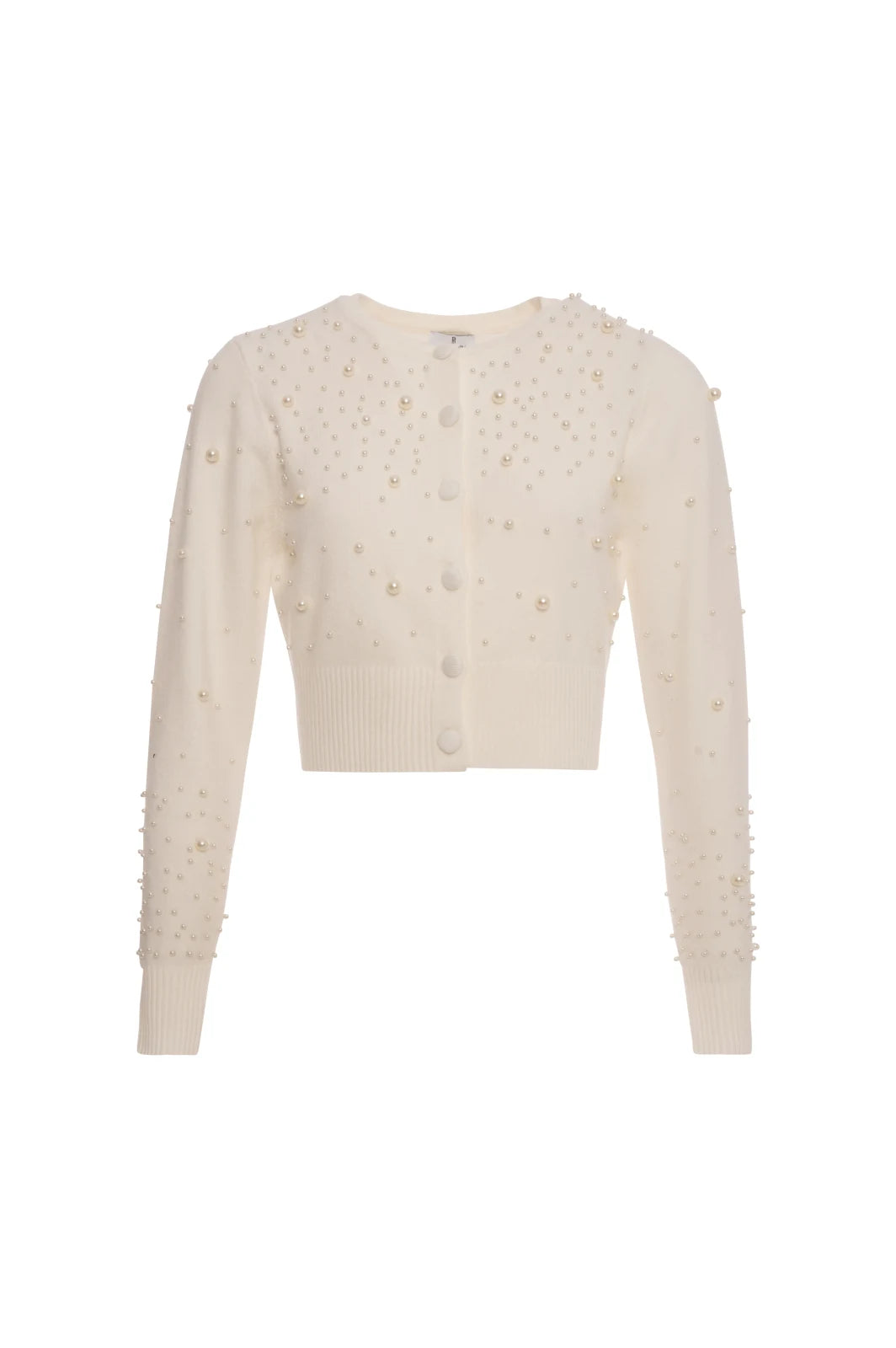 Fracomina - Cropped Chanel Cardigan Cream