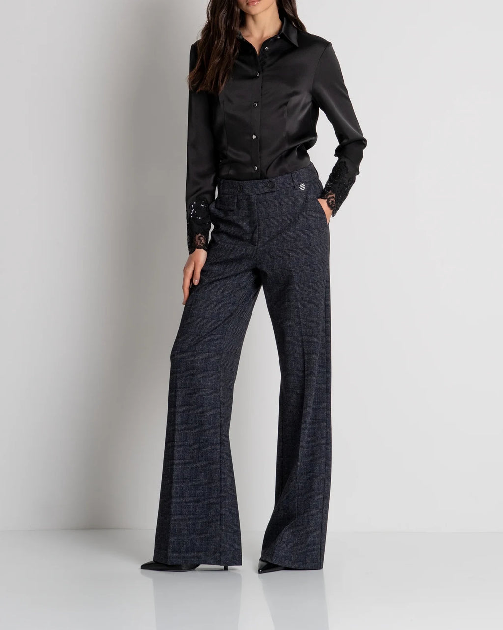 Fracomina - Regular Pantaloni Charcoal