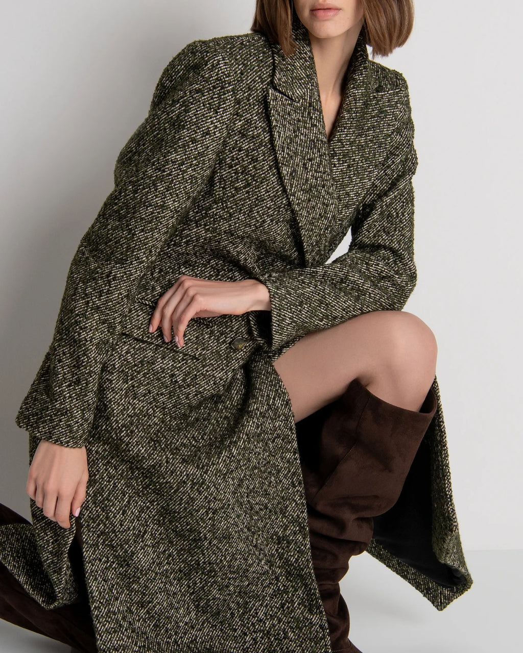 Fracomina - Long Double-Breasted Cappotto