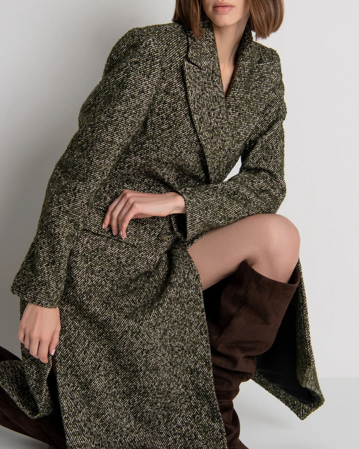 Fracomina - Long Double-Breasted Cappotto