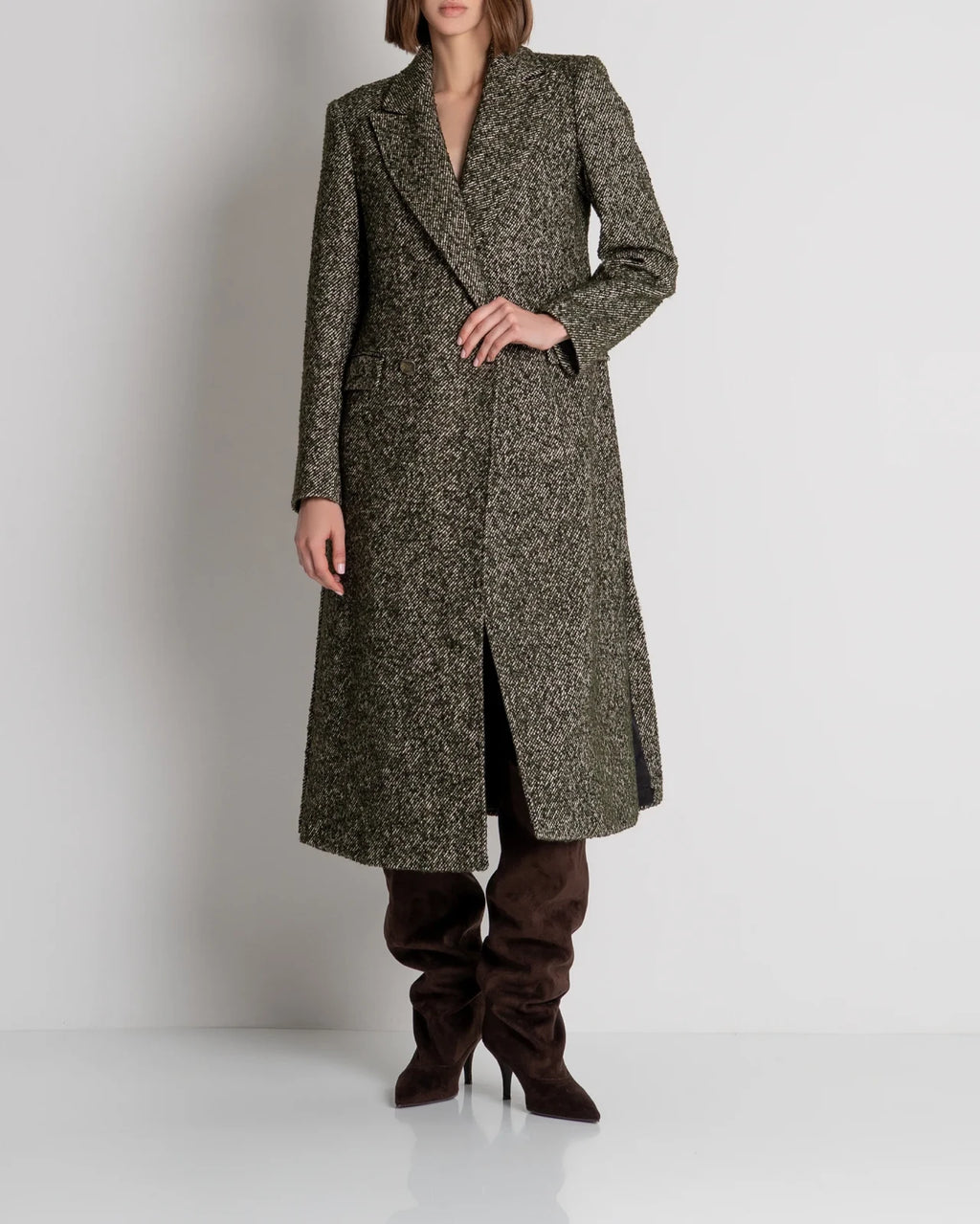 Fracomina - Long Double-Breasted Cappotto