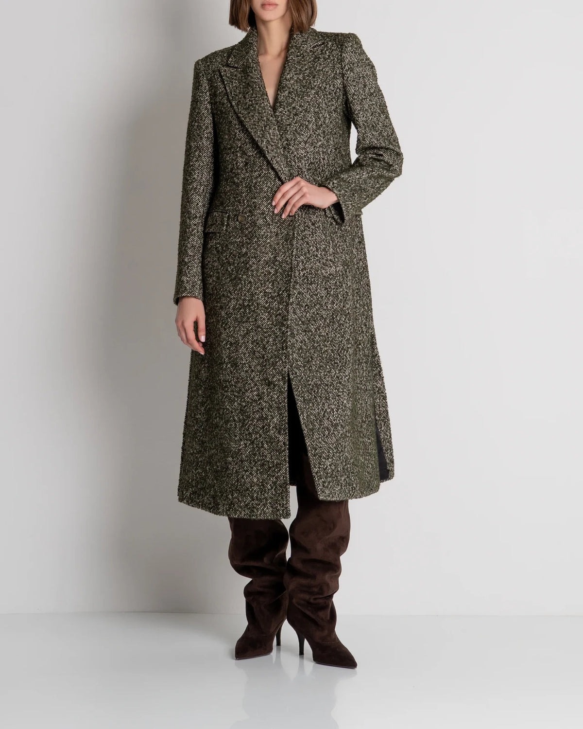 Fracomina - Long Double-Breasted Cappotto