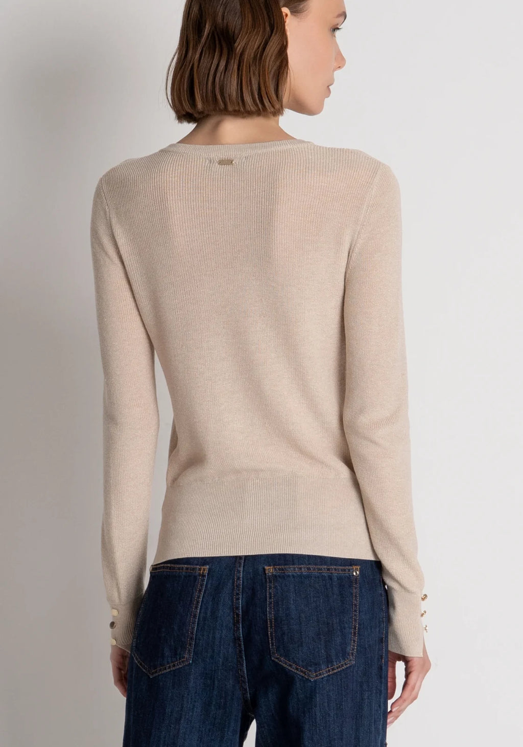 Fracomina - Crew Neck Maglia Gold