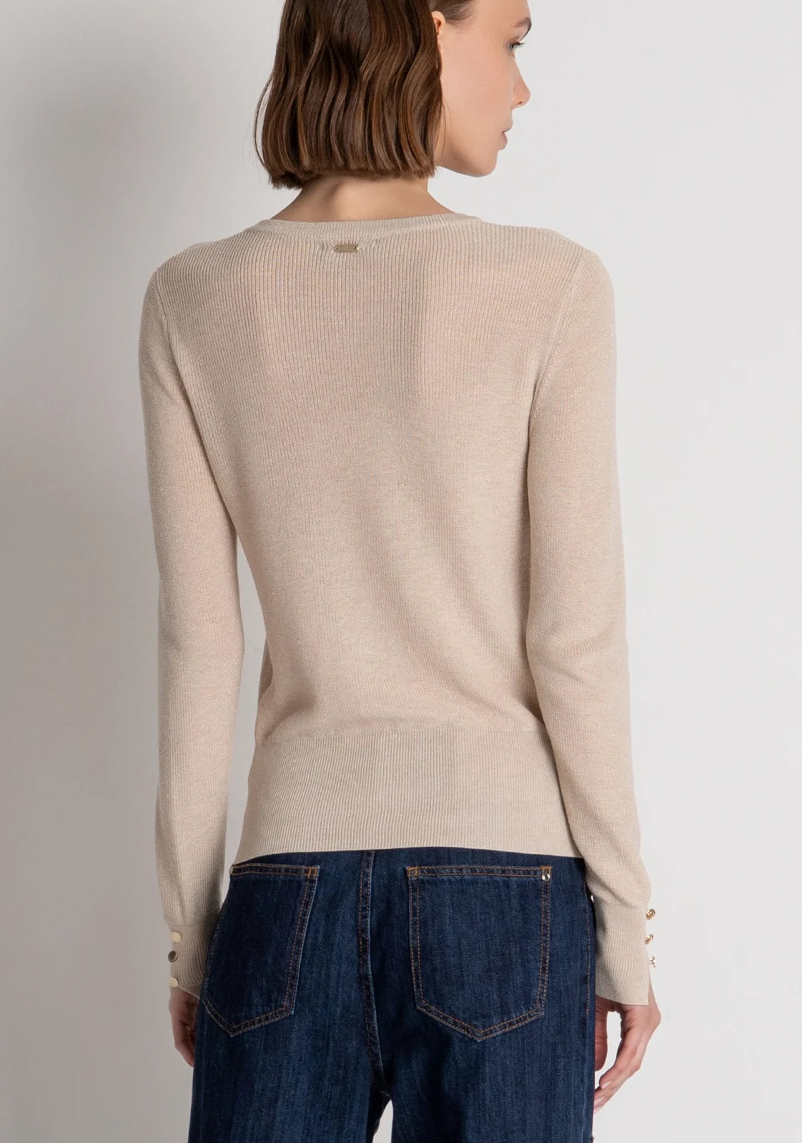 Fracomina - Crew Neck Maglia Gold