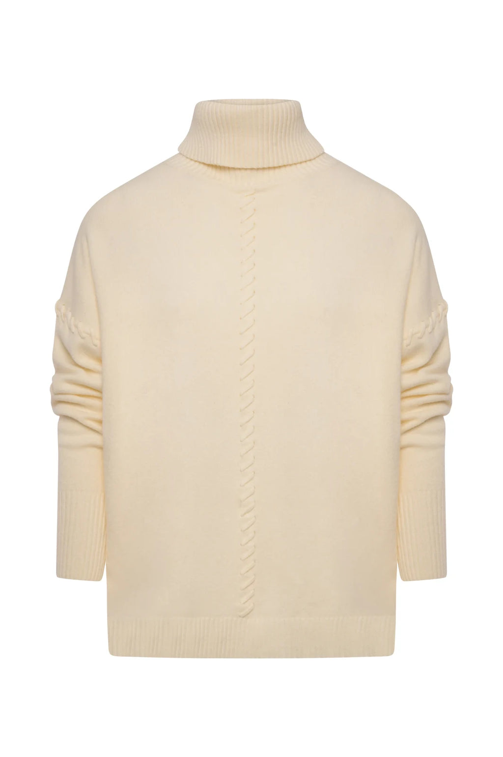Fracomina - High Neck Maglia Cream