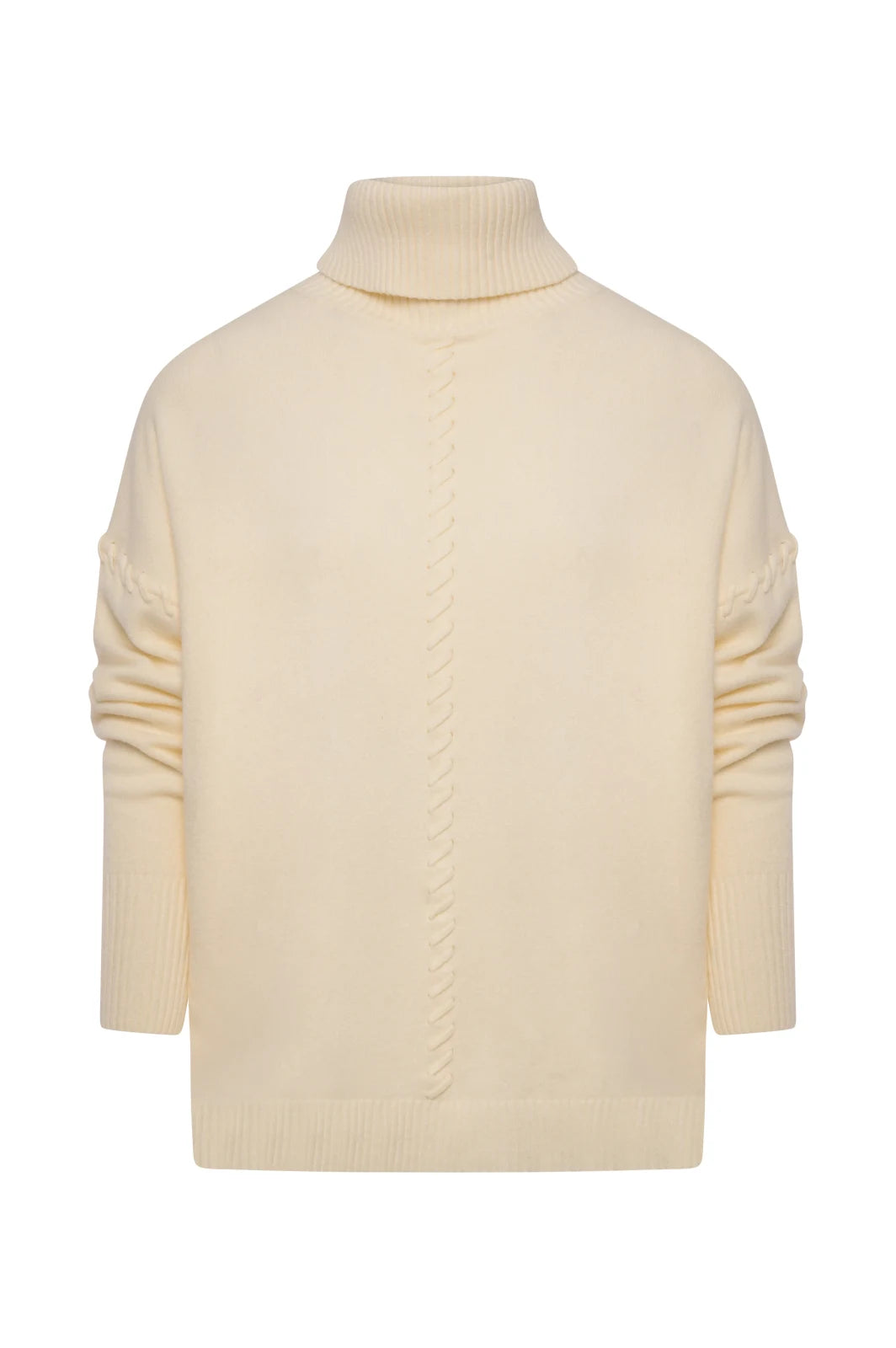 Fracomina - High Neck Maglia Cream