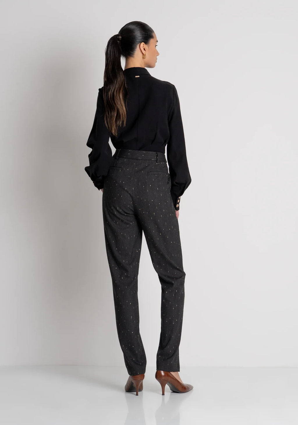 Fracomina - Regular Pantaloni Black