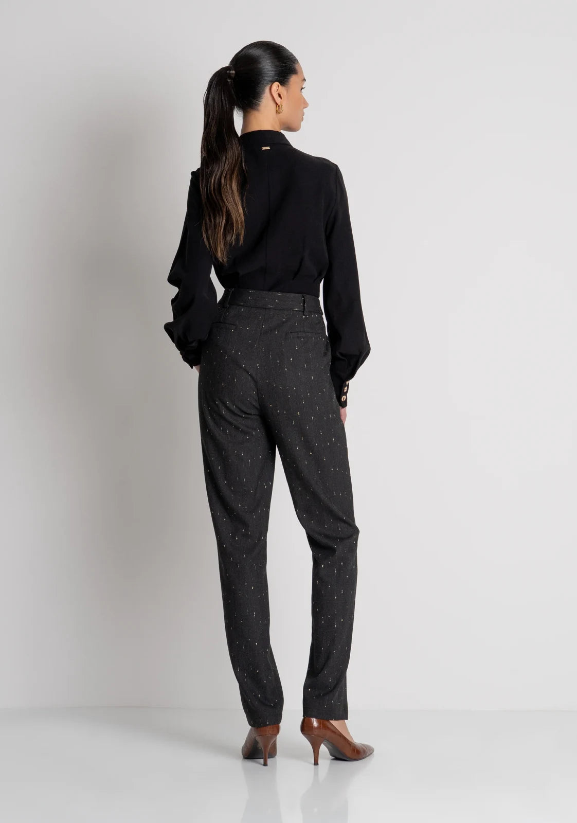 Fracomina - Regular Pantaloni Black