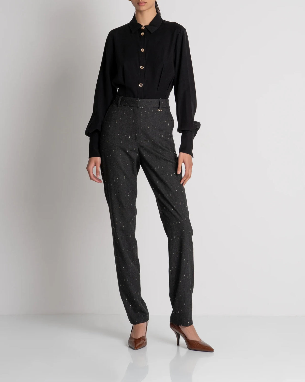 Fracomina - Regular Pantaloni Black