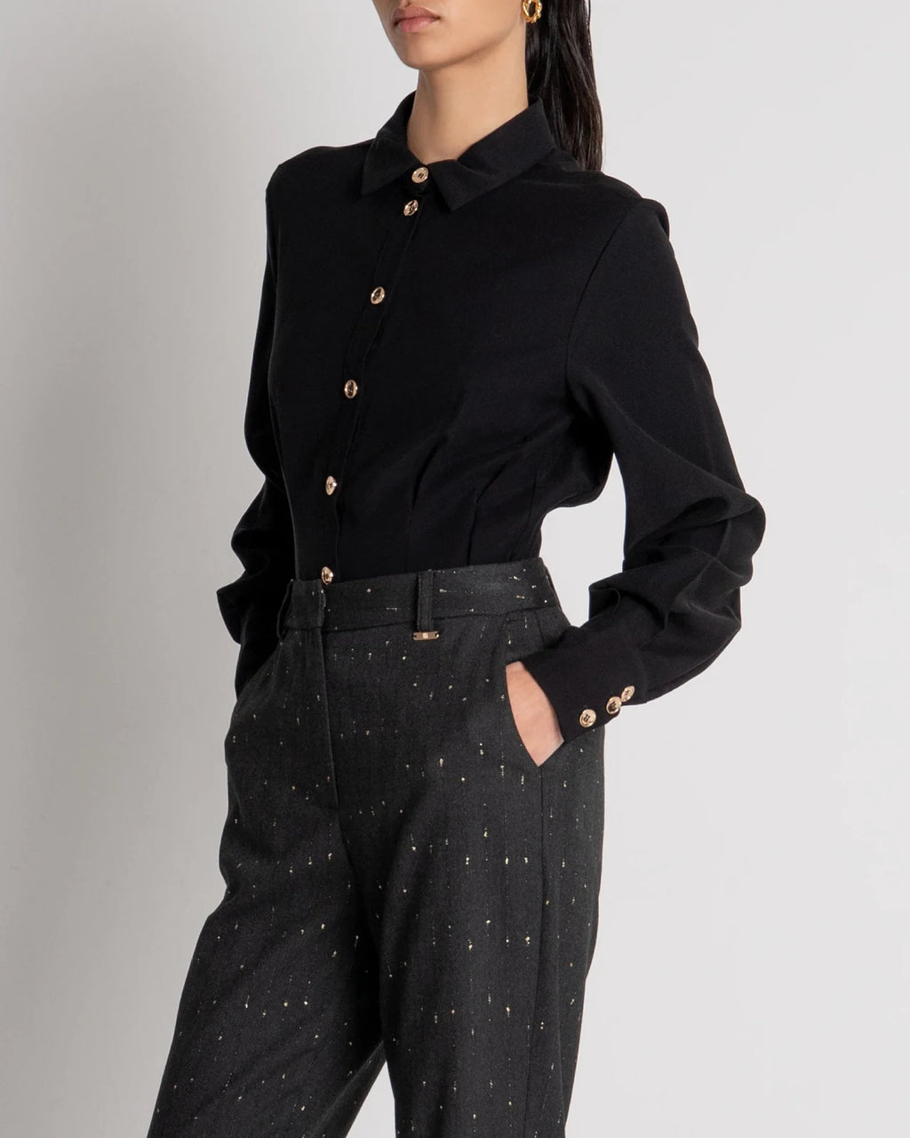 Fracomina - Regular Pantaloni Black